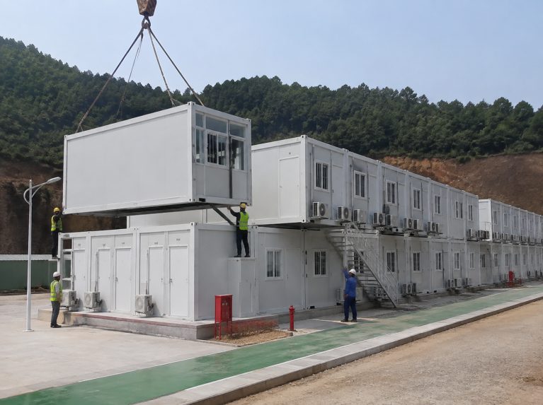 自治区直辖县级行政区划集装箱办公室与工程营地房